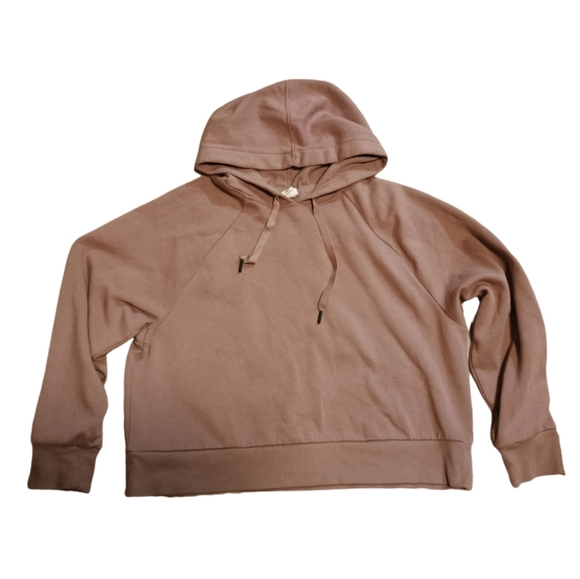H&M Tops - H&M Sport Tan Hoodie Women's Size Medium